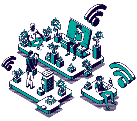 Ilustração Tecnologia Zigbee