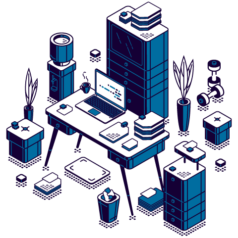 Ilustração Vertical Corporativo