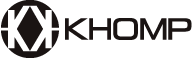 Khomp Logo Grayscale